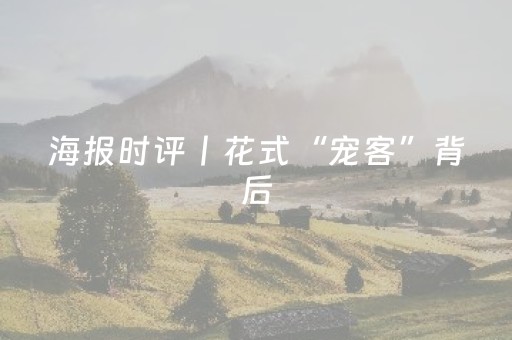 海报时评丨花式“宠客”背后，藏着文旅升级的密码