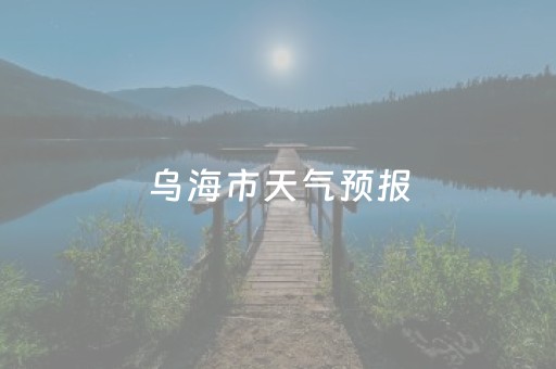 乌海市天气预报（乌海市天气预报30天查询）