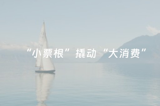 “小票根”撬动“大消费”