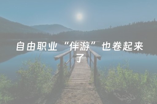 自由职业“伴游”也卷起来了，现在流行“技能+伴游”