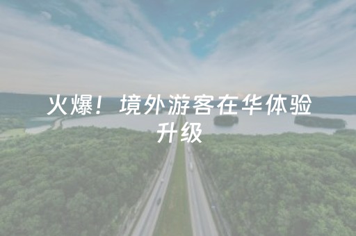 火爆！境外游客在华体验升级，入境游活力迸发