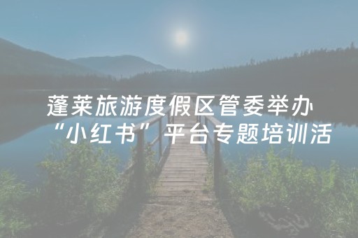 蓬莱旅游度假区管委举办“小红书”平台专题培训活动