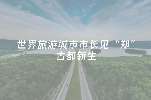 世界旅游城市市长见“郑”古都新生