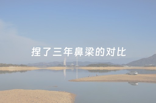 捏了三年鼻梁的对比（捏鼻翼鼻子会变大吗）