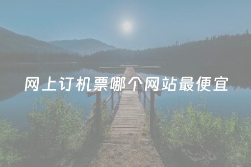 网上订机票哪个网站最便宜（机票24小时降价规律）
