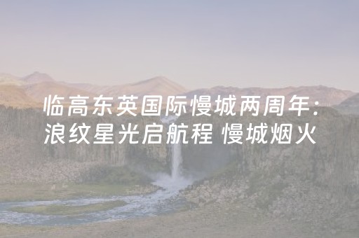 临高东英国际慢城两周年：浪纹星光启航程 慢城烟火醉东英