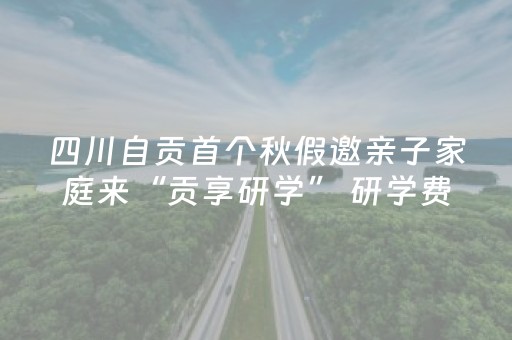 四川自贡首个秋假邀亲子家庭来“贡享研学” 研学费用从免费到近千元