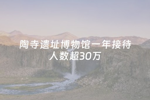 陶寺遗址博物馆一年接待人数超30万