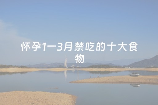 怀孕1一3月禁吃的十大食物（怀孕可以吃哪些食物）