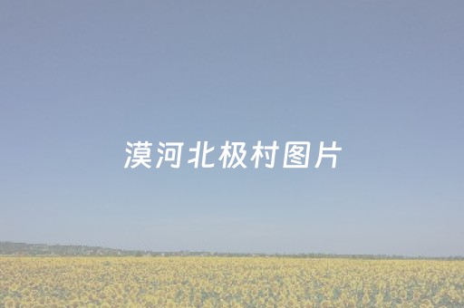 漠河北极村图片（漠河北极村图片极光）