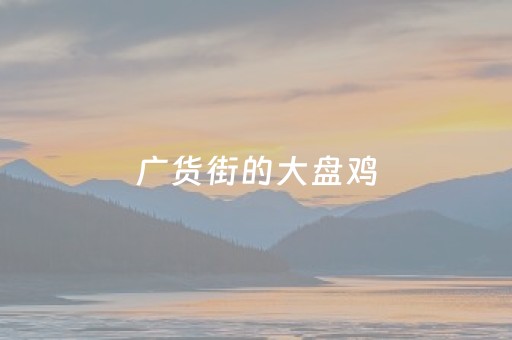 广货街的大盘鸡