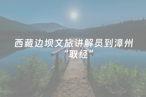 西藏边坝文旅讲解员到漳州“取经”