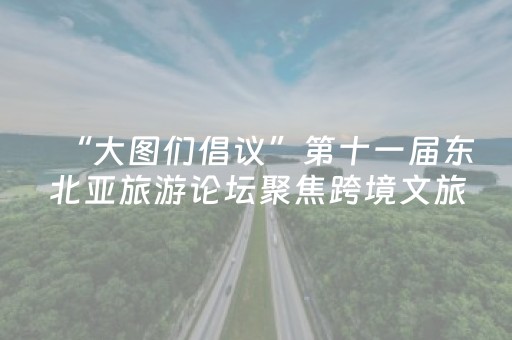 “大图们倡议”第十一届东北亚旅游论坛聚焦跨境文旅合作