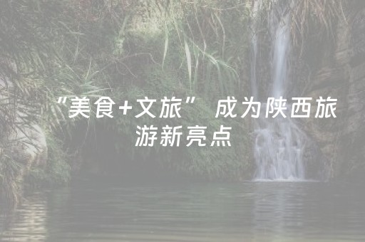 “美食+文旅” 成为陕西旅游新亮点