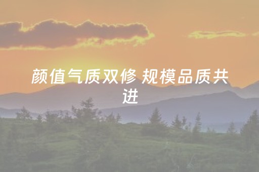 颜值气质双修 规模品质共进