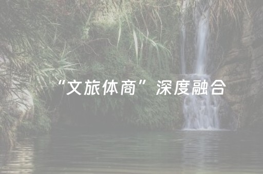 “文旅体商”深度融合