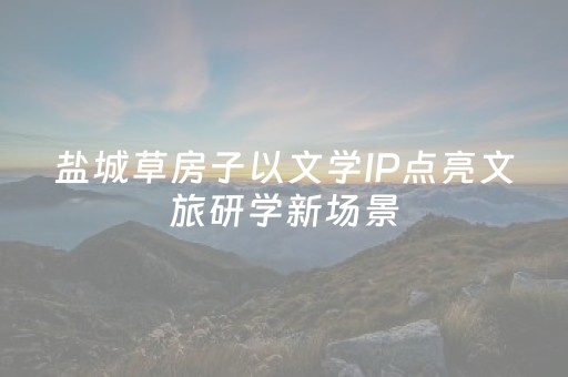 盐城草房子以文学IP点亮文旅研学新场景，入选长三角典型案例