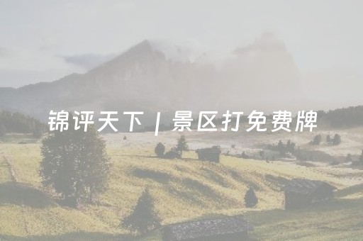 锦评天下｜景区打免费牌，是顺应“体验经济”的新逻辑