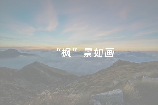 “枫”景如画，这里门票限时半价！第一届旅超大赛福利来了~