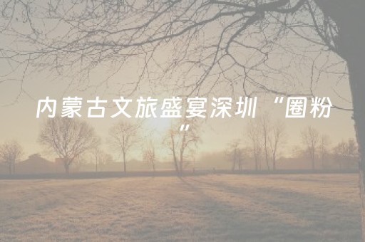 内蒙古文旅盛宴深圳“圈粉”