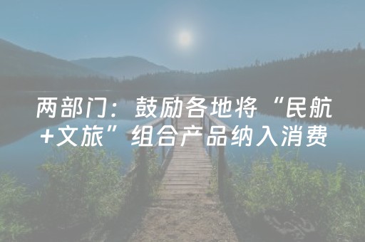 两部门：鼓励各地将“民航+文旅”组合产品纳入消费券政策支持范围