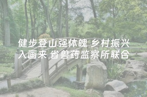 健步登山强体魄 乡村振兴入画来 省兽药监察所联合厅饲料兽药处工会组织冬季登山及健步走活动