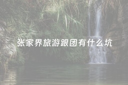 张家界旅游跟团有什么坑（张家界跟团游好不好）
