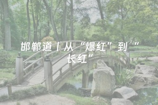 邯郸道丨从“爆红”到“长红”