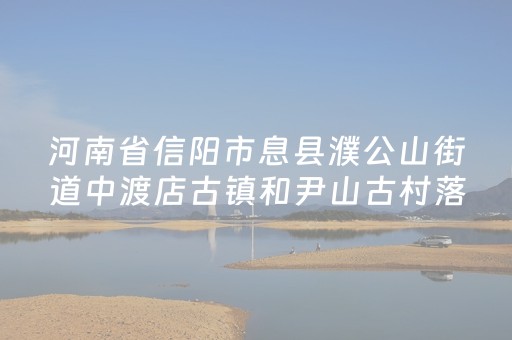 河南省信阳市息县濮公山街道中渡店古镇和尹山古村落规划方案如何