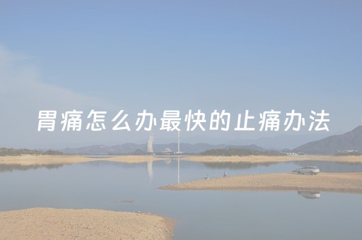 胃痛怎么办最快的止痛办法（突然胃痛怎么办最快的止痛办法）