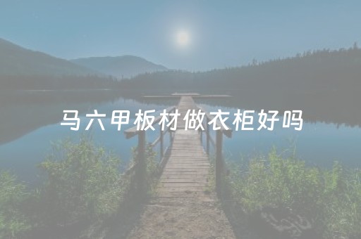 马六甲板材做衣柜好吗（马六甲板材做衣柜好吗安全吗）