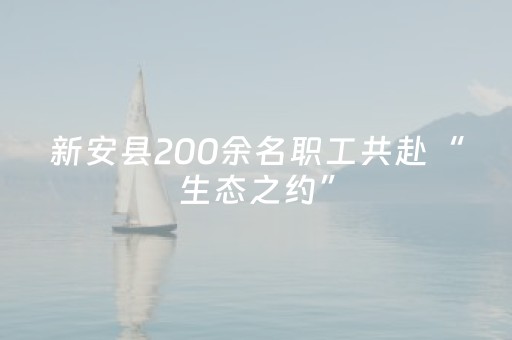 新安县200余名职工共赴“生态之约”