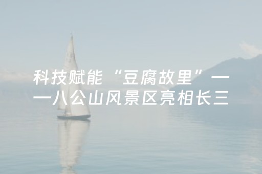 科技赋能“豆腐故里”——八公山风景区亮相长三角文博会对接VR文旅新项目