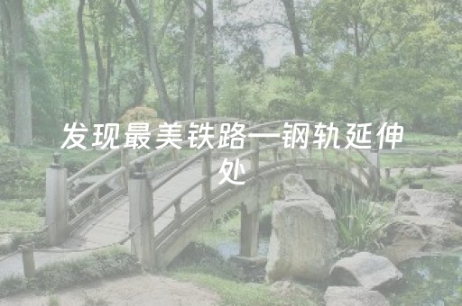 发现最美铁路—钢轨延伸处，冰雪绽芳华