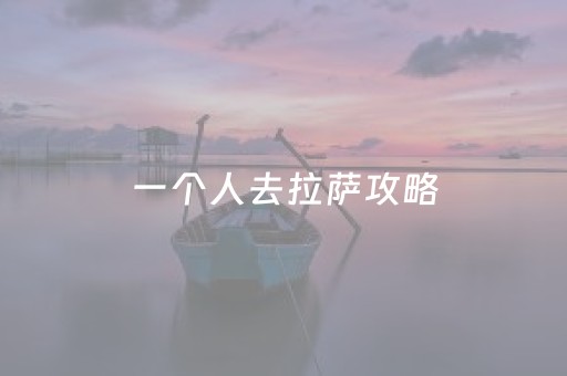 一个人去拉萨攻略（自己一个人去拉萨怎么玩）