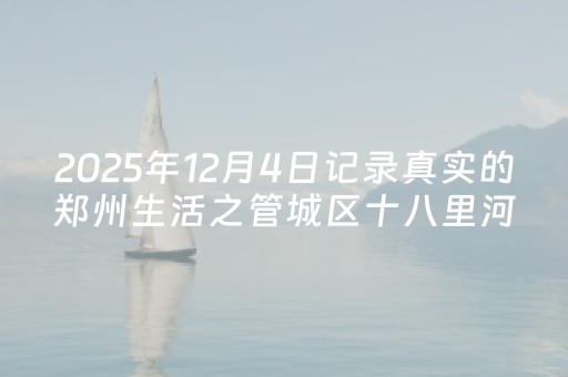 2025年12月4日记录真实的郑州生活之管城区十八里河街道小李庄村