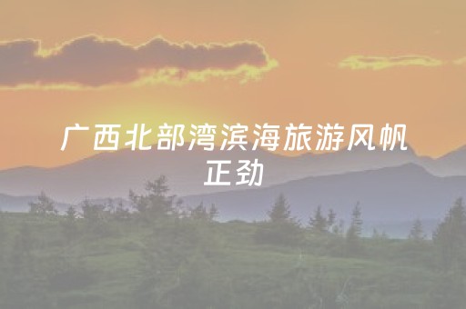 广西北部湾滨海旅游风帆正劲