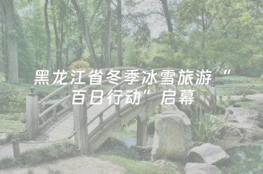 黑龙江省冬季冰雪旅游“百日行动”启幕