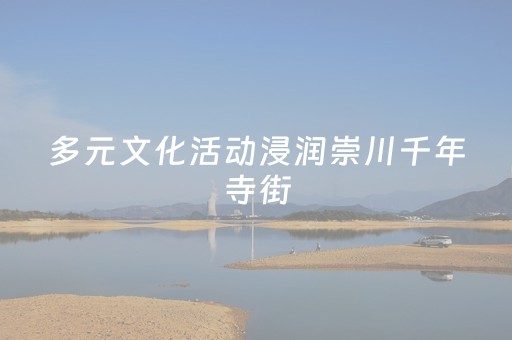 多元文化活动浸润崇川千年寺街