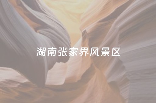 湖南张家界风景区（湖南张家界风景区图片）