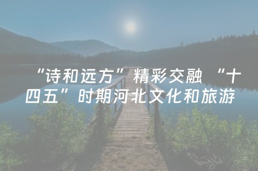 “诗和远方”精彩交融 “十四五”时期河北文化和旅游高质量发展成就新闻发布会举行