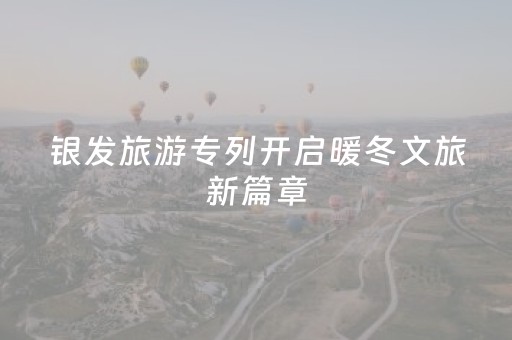 银发旅游专列开启暖冬文旅新篇章