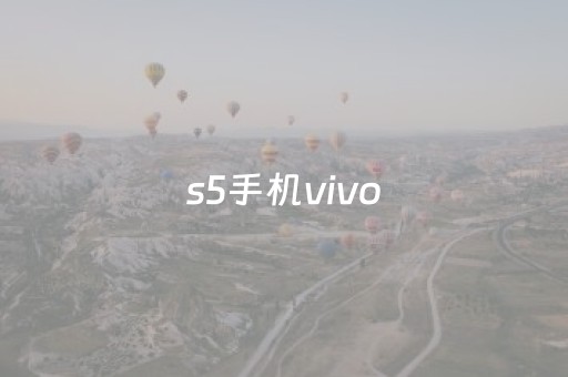 s5手机vivo（s5手机vivo什么时候上市）