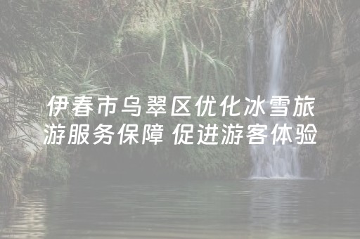 伊春市乌翠区优化冰雪旅游服务保障 促进游客体验升级