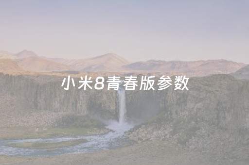 小米8青春版参数（小米8青春版参数对比）