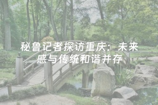 秘鲁记者探访重庆：未来感与传统和谐并存