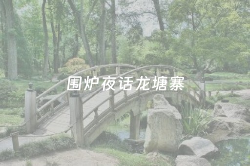围炉夜话龙塘寨