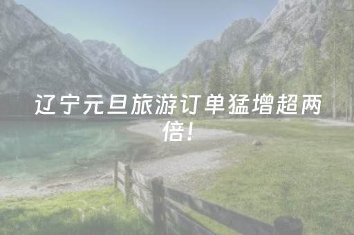 辽宁元旦旅游订单猛增超两倍！