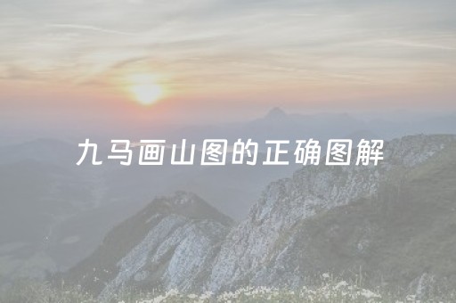 九马画山图的正确图解（九马画山简介）