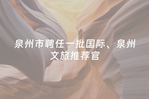 泉州市聘任一批国际、泉州文旅推荐官